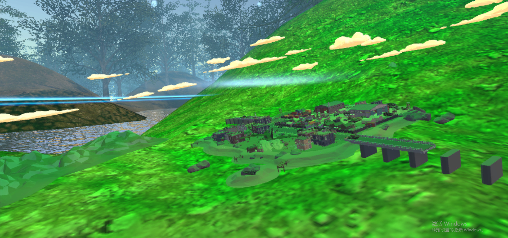 VR Wonderland: mini civilizations in a forest