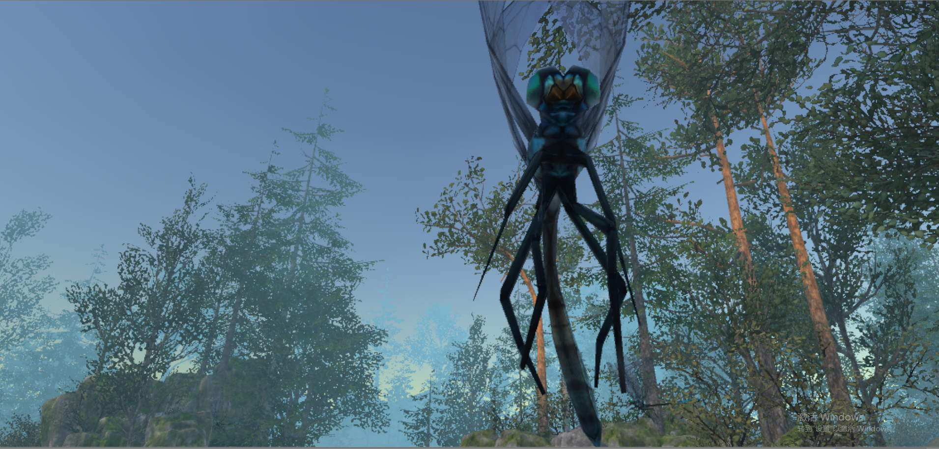 VR Wonderland: mini civilizations in a forest