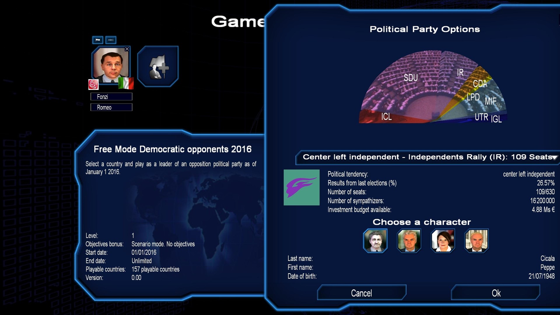 Power &amp; Revolution 2020 Edition: 2016 Scenarios