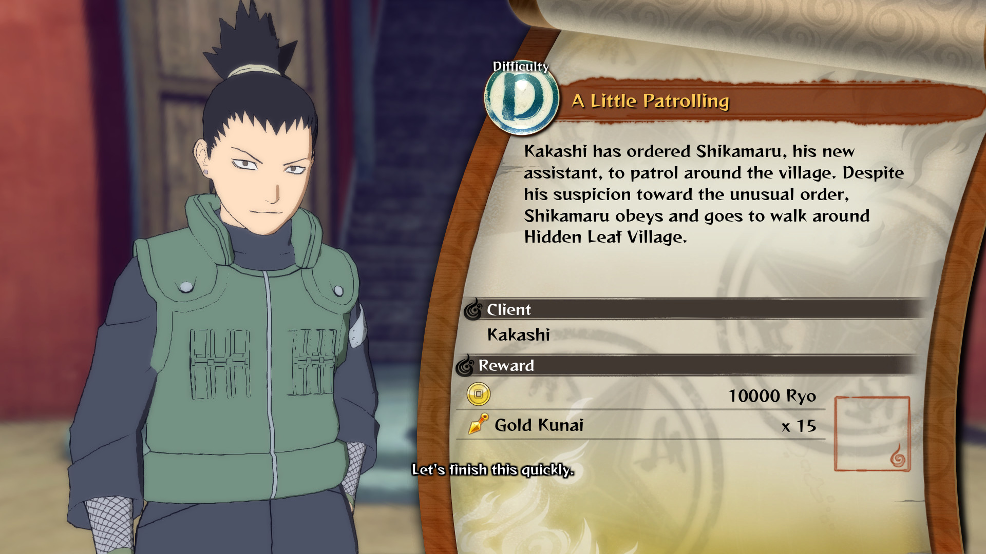 Naruto Shippuden: Ultimate Ninja Storm 4 – Shikamaru’s Tale Extra Scenario