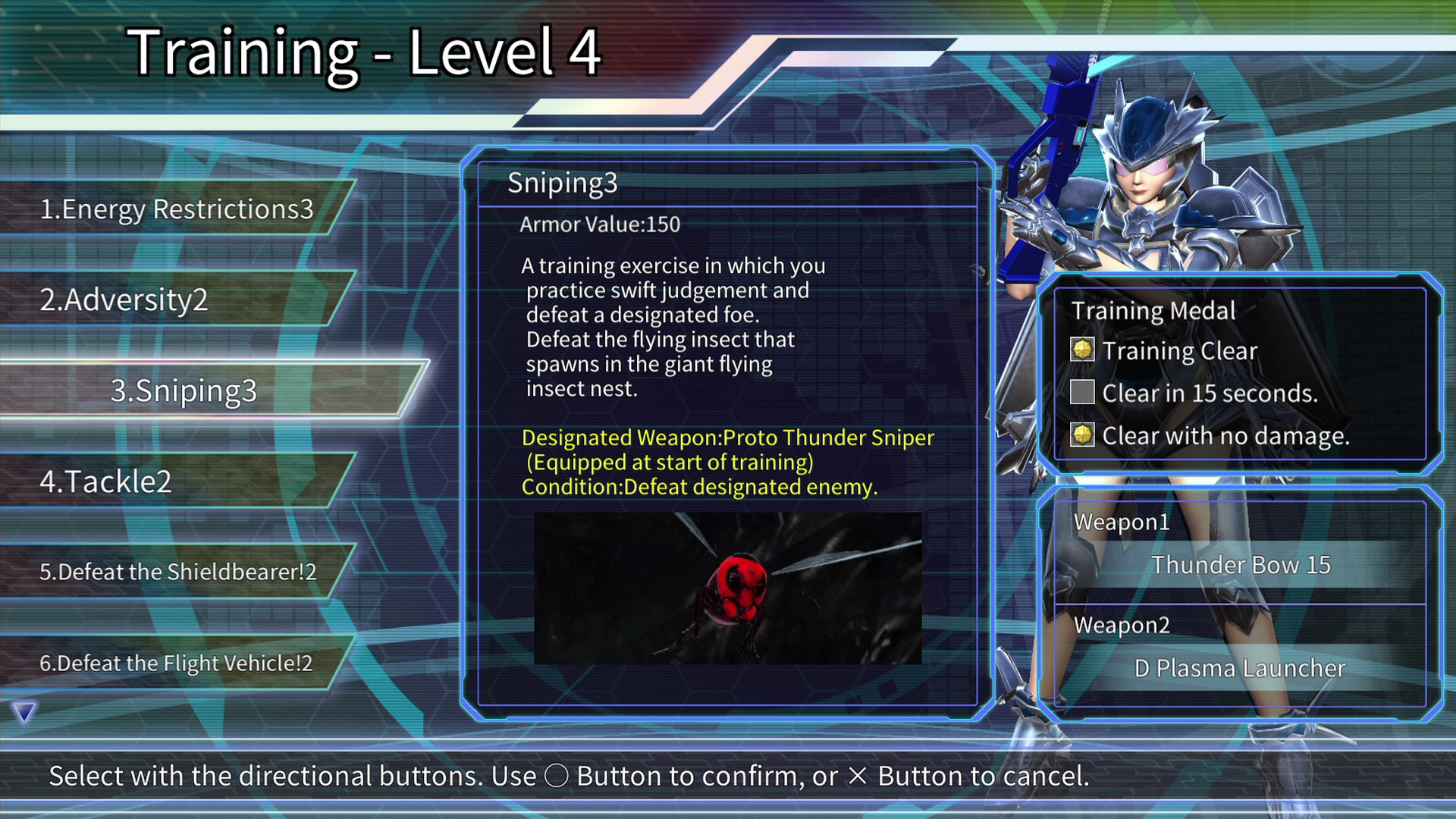 Earth Defense Force 4.1: Wing Diver the Shooter – Training Mode