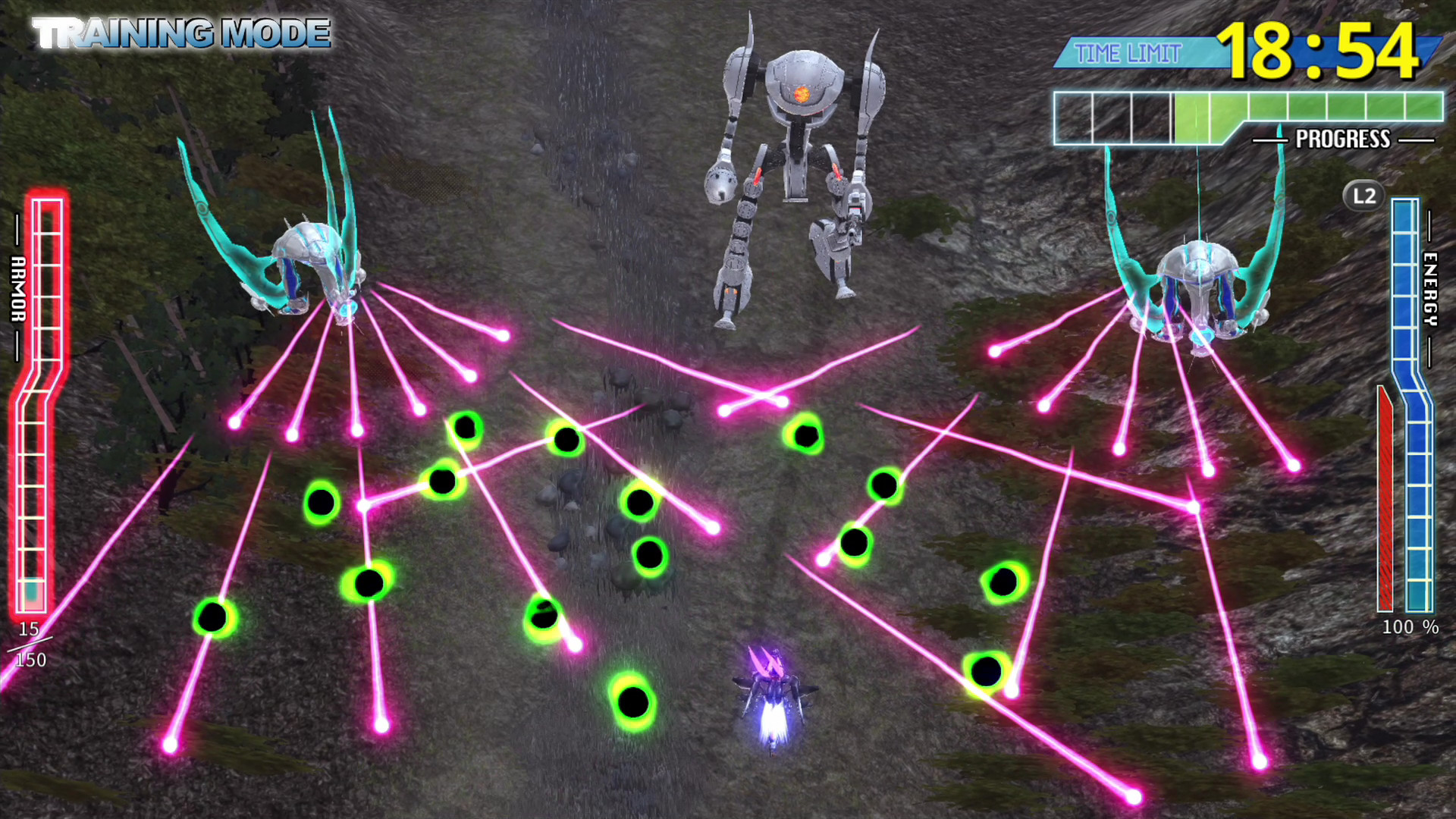 Earth Defense Force 4.1: Wing Diver the Shooter – Training Mode