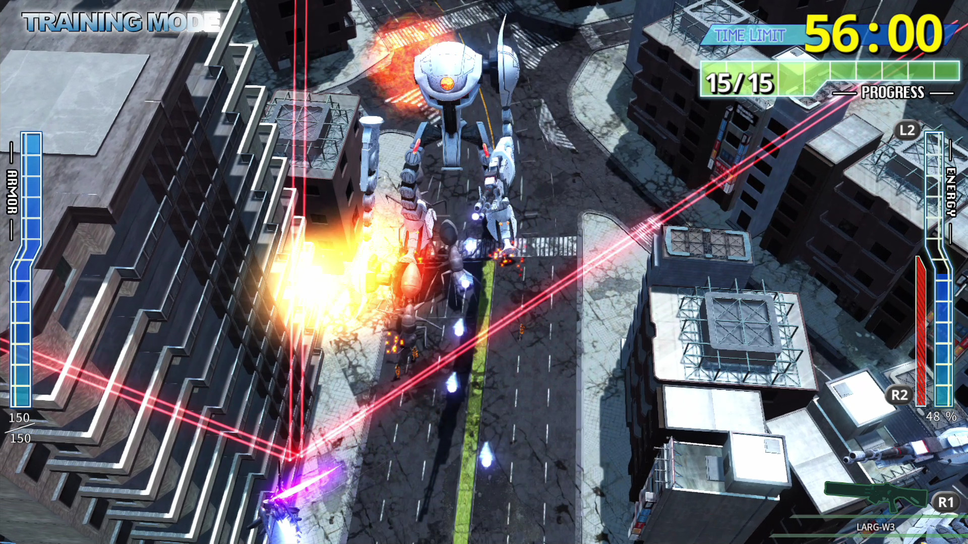 Earth Defense Force 4.1: Wing Diver the Shooter – Training Mode