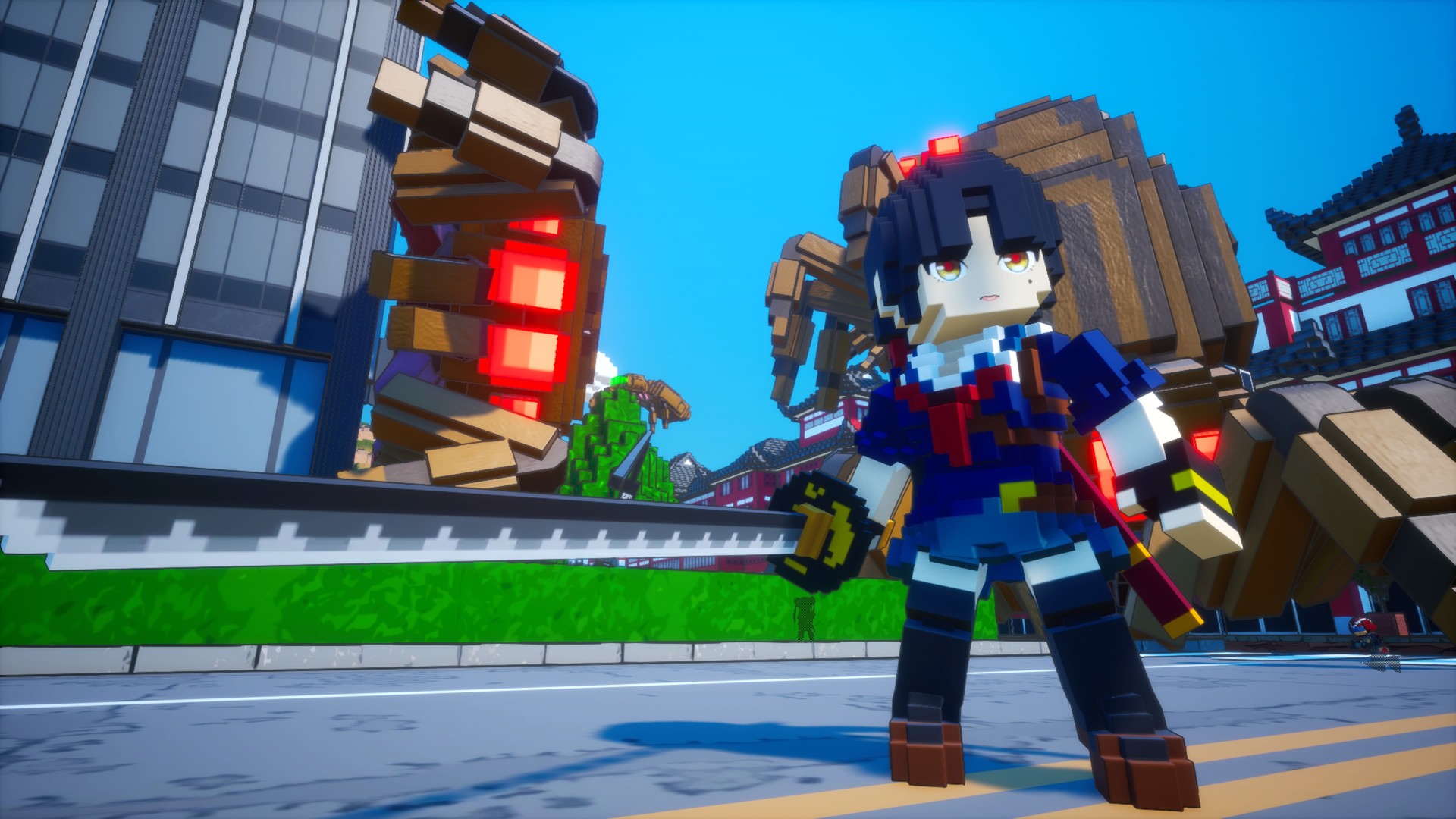 Earth Defense Force: World Brothers – Saki, the Crazed Little Sister Swordswoman from “OneeChanbara”