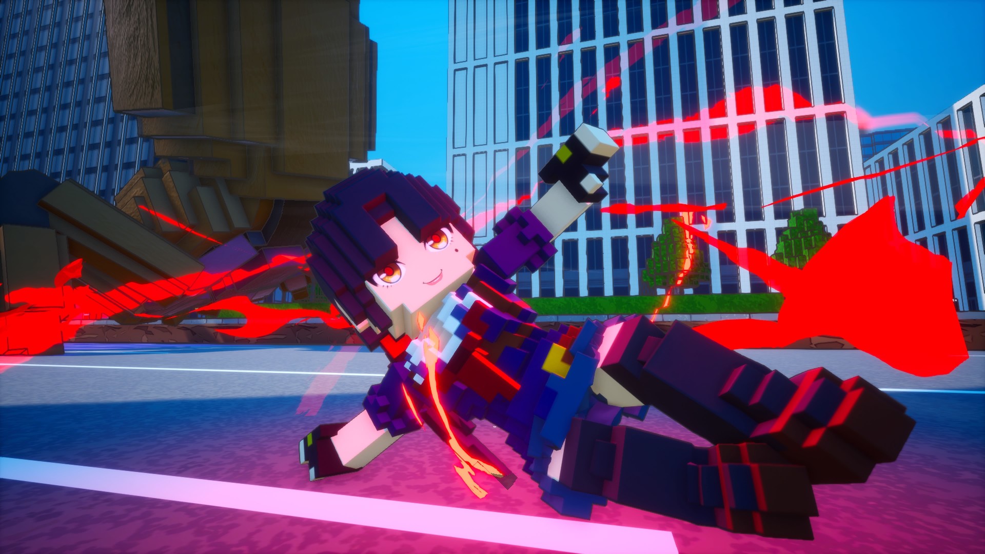 Earth Defense Force: World Brothers – Saki, the Crazed Little Sister Swordswoman from “OneeChanbara”