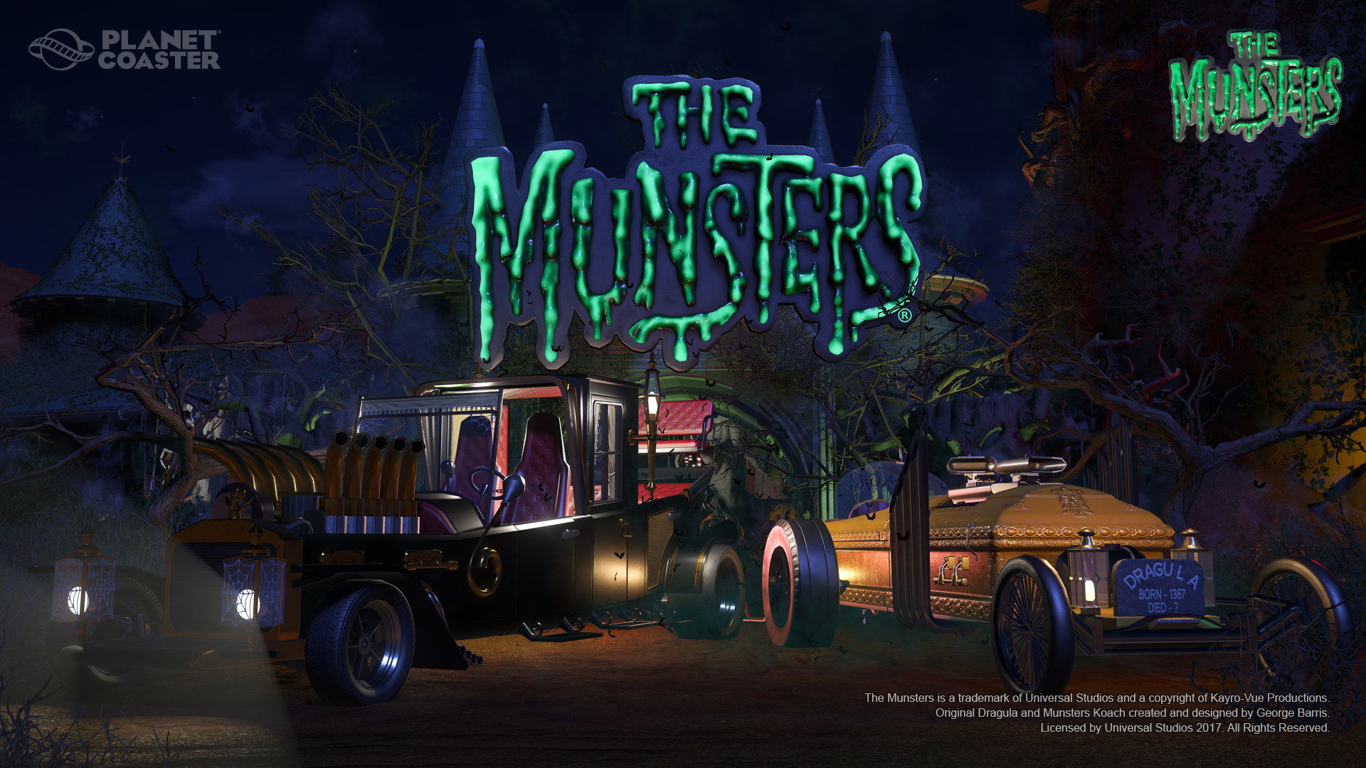 Planet Coaster: The Munsters Munster Koach Construction Kit