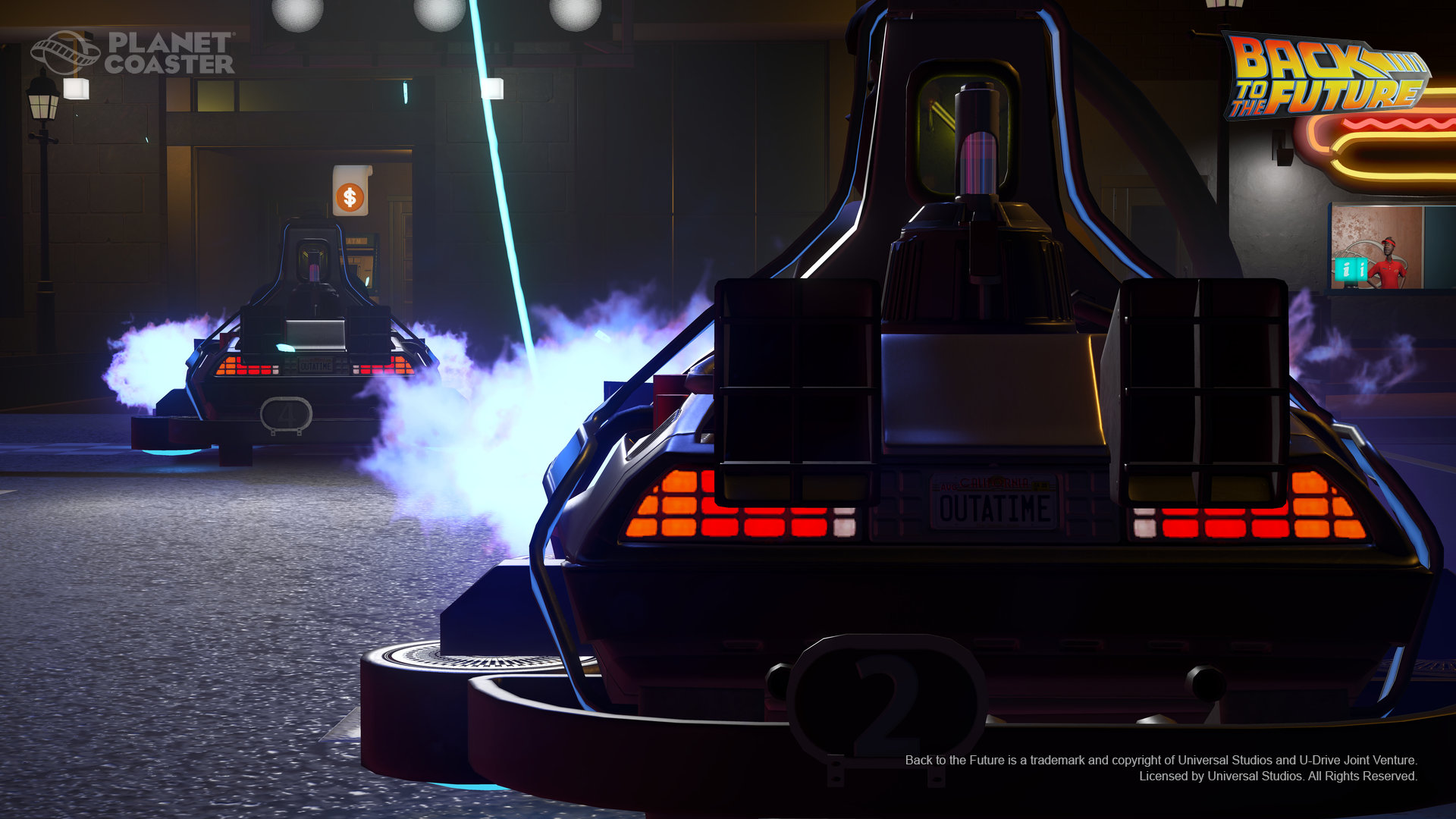 Planet Coaster: Back to the Future Time Machine Construction Kit