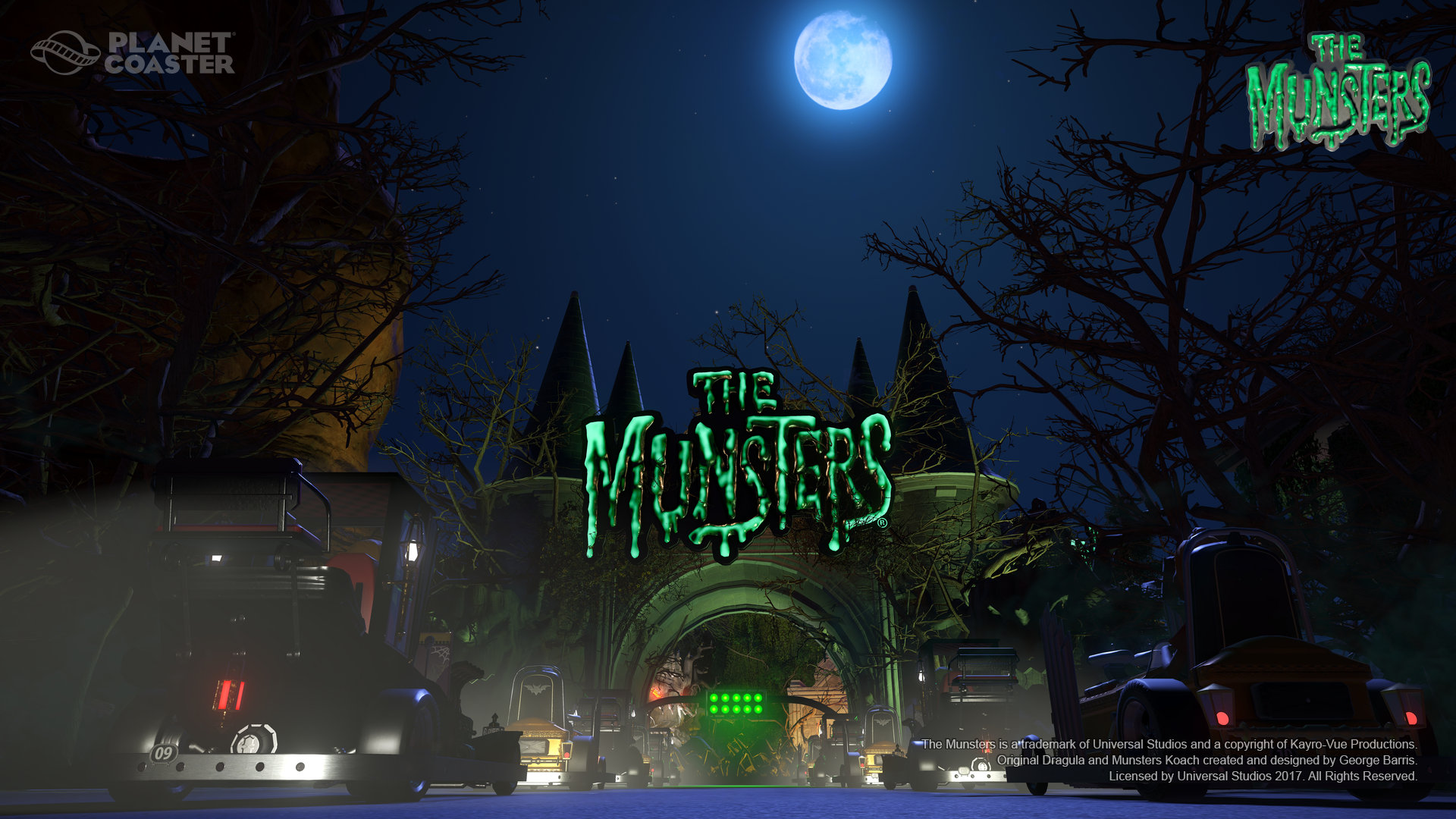 Planet Coaster: The Munsters Munster Koach Construction Kit