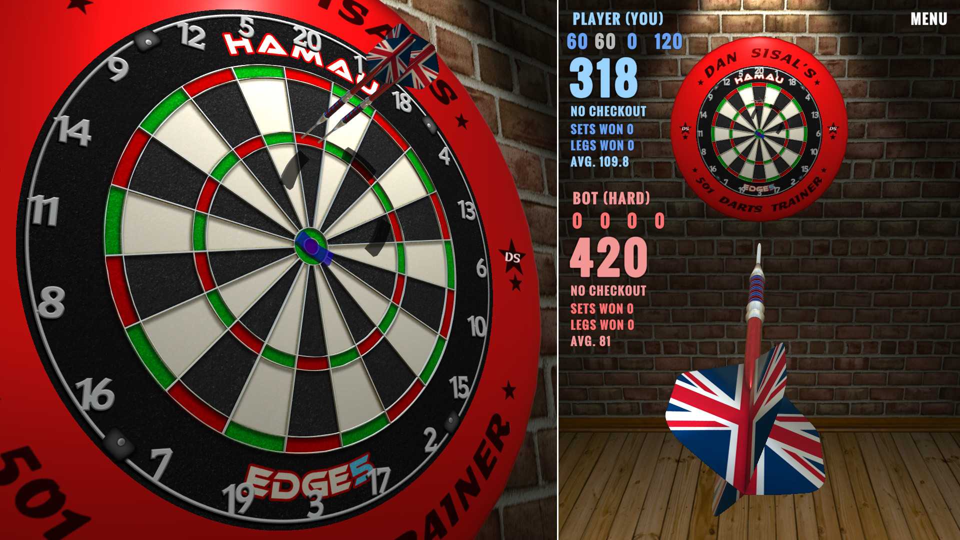 Dan Sisal’s 501 Darts Trainer