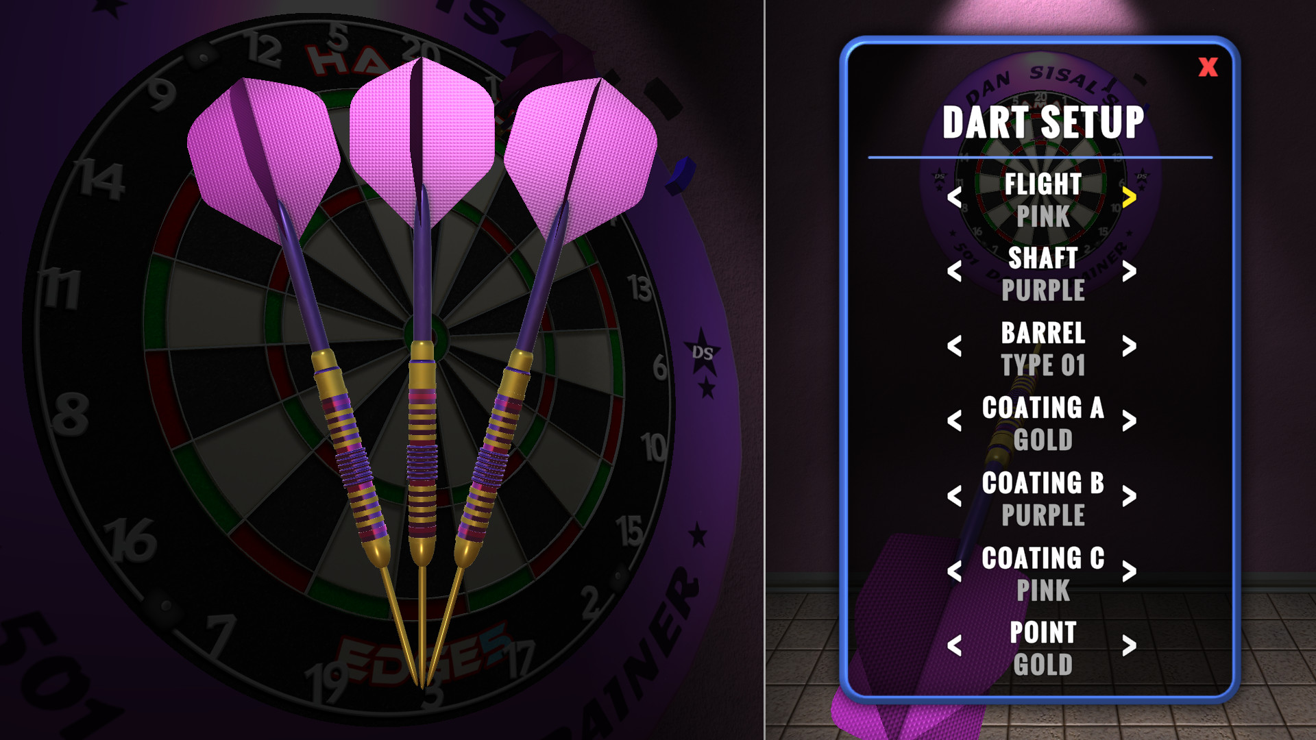 Dan Sisal’s 501 Darts Trainer