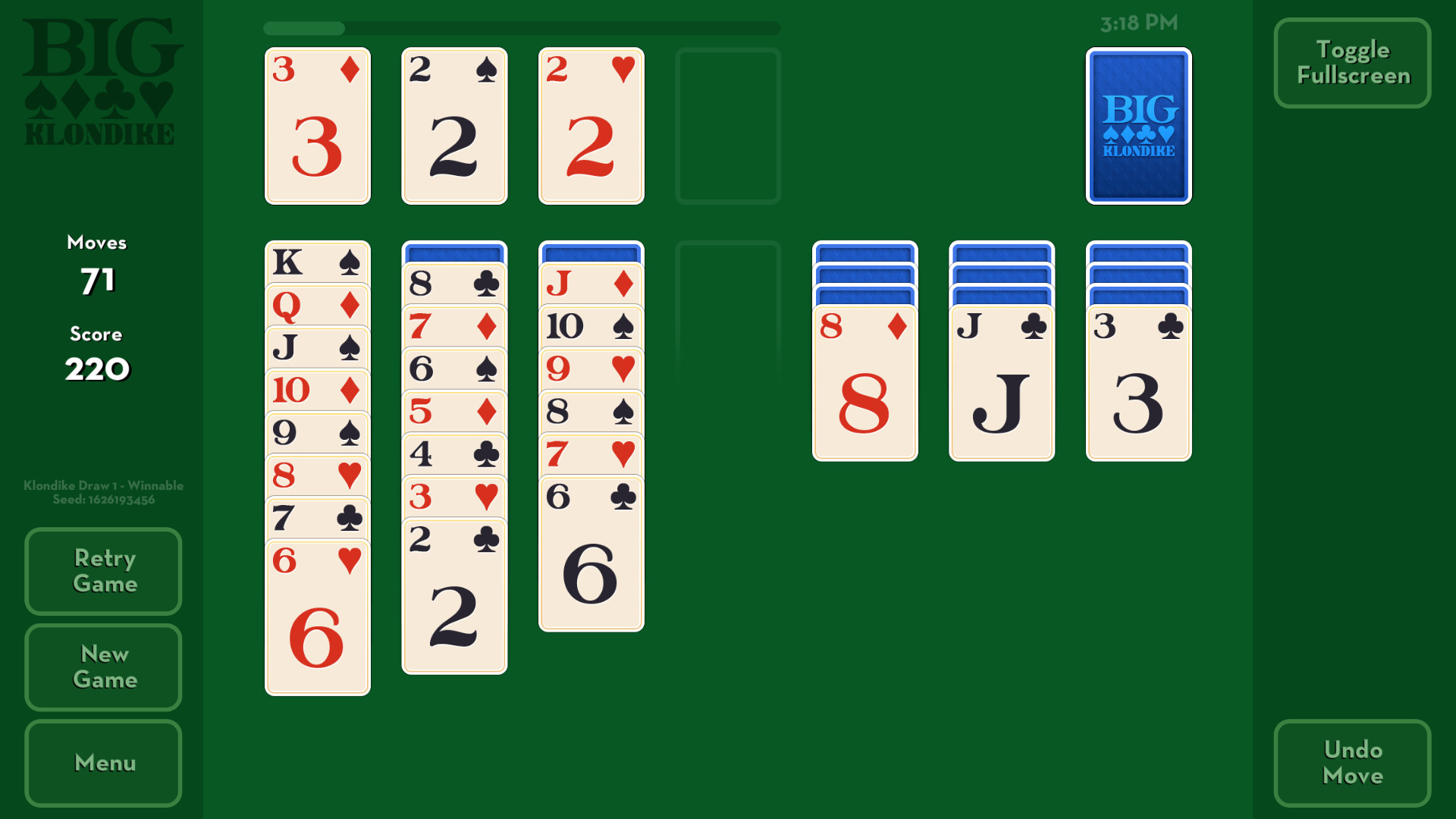 Big Klondike: Classic Solitaire