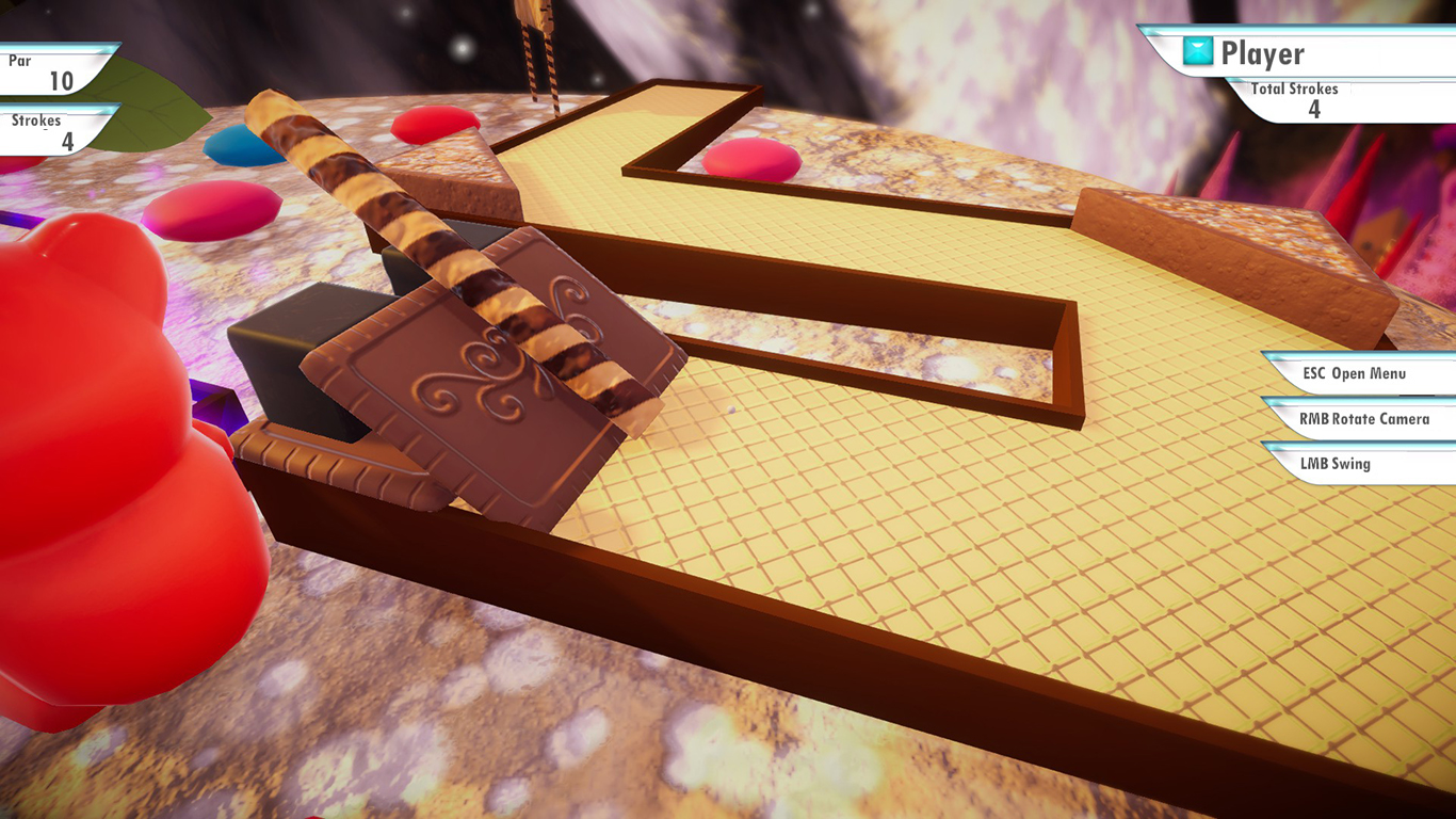 3D MiniGolf: Candy Shop