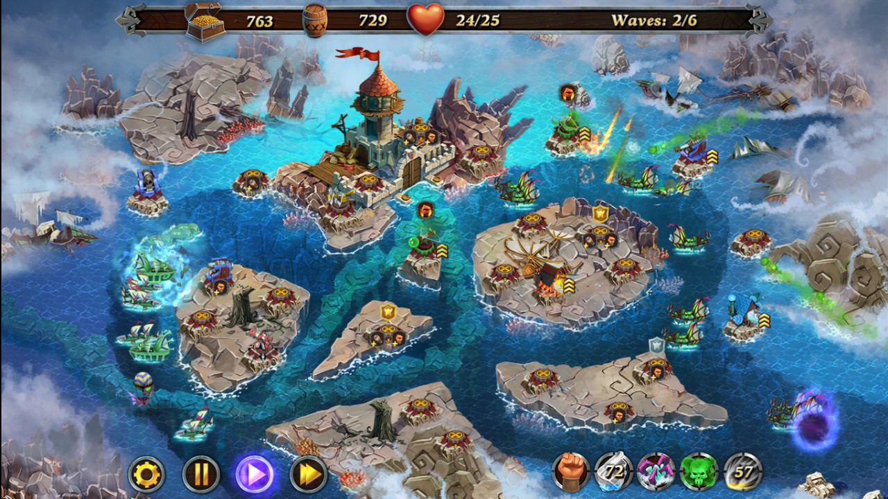 Fort Defense: Bermuda Triangle