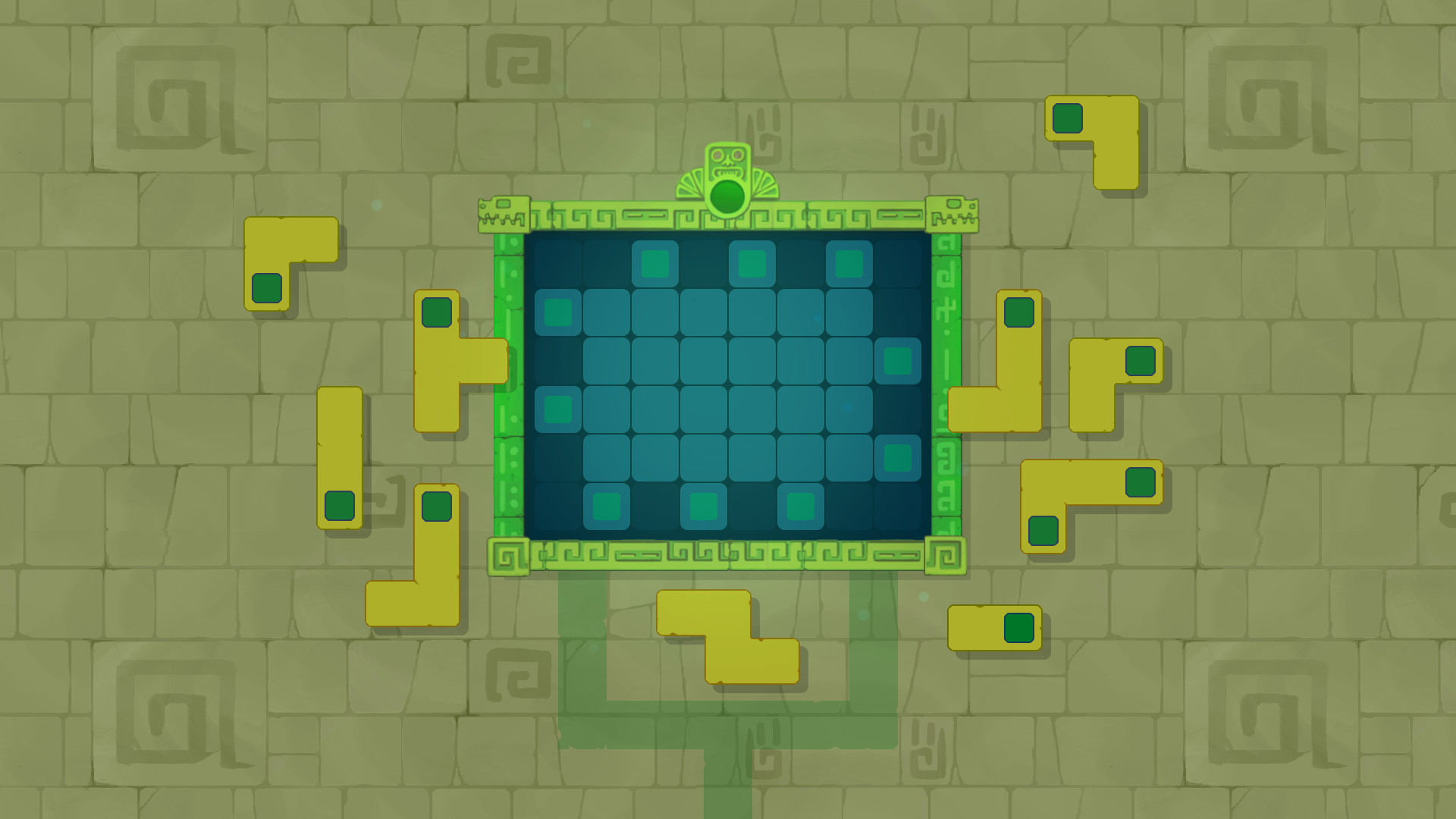 Puzzle: Stone Blocks – Levels Pack 4 Mayan