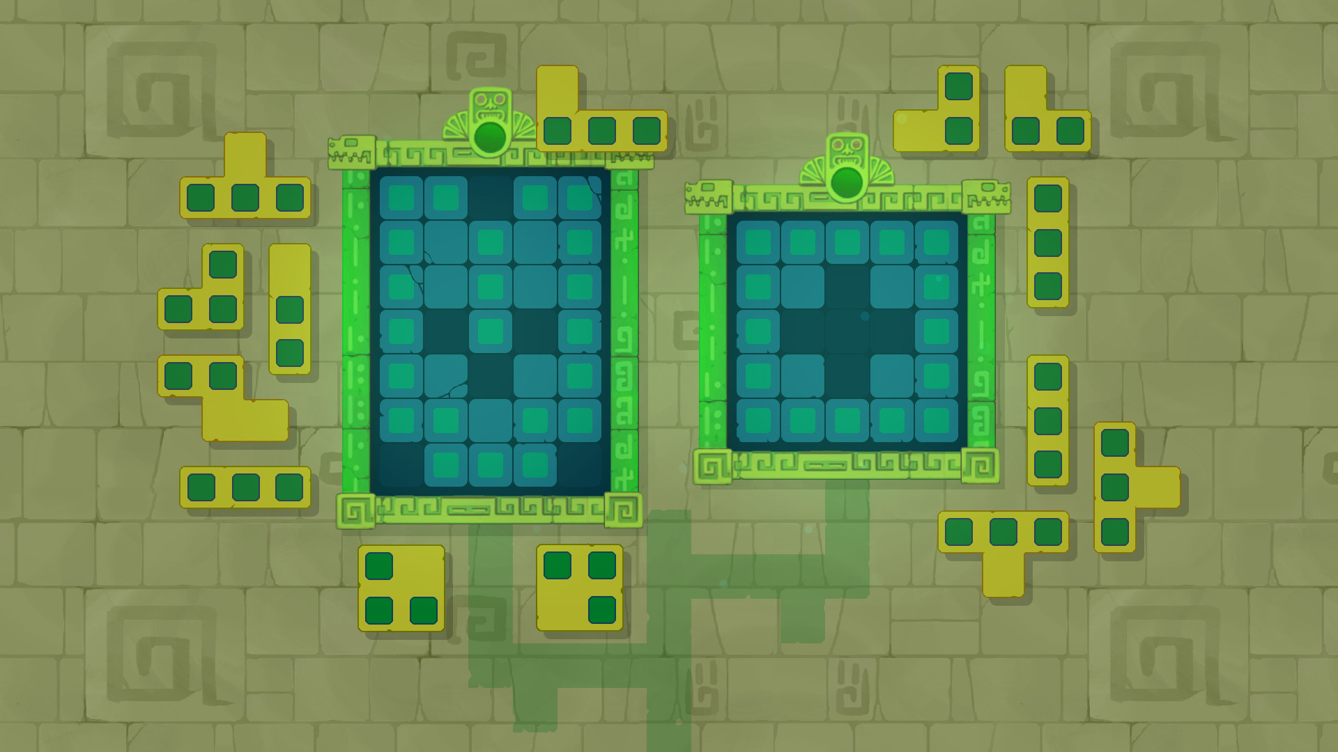 Puzzle: Stone Blocks – Levels Pack 4 Mayan