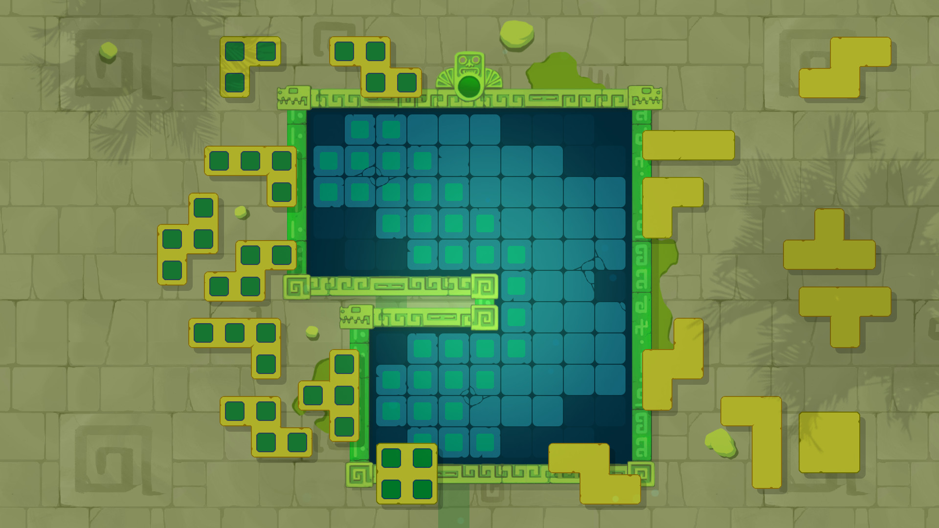 Puzzle: Stone Blocks – Levels Pack 4 Mayan