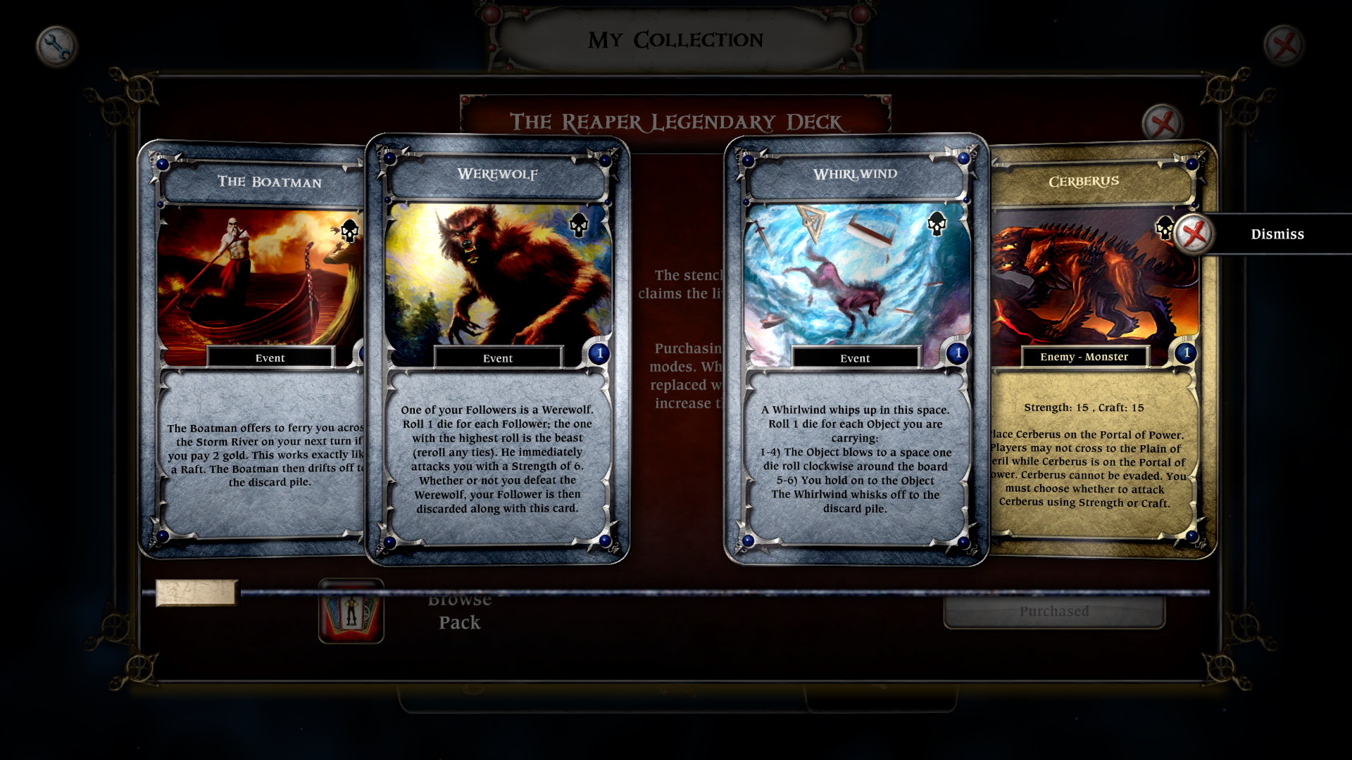 Talisman: The Reaper Expansion – Legendary Deck