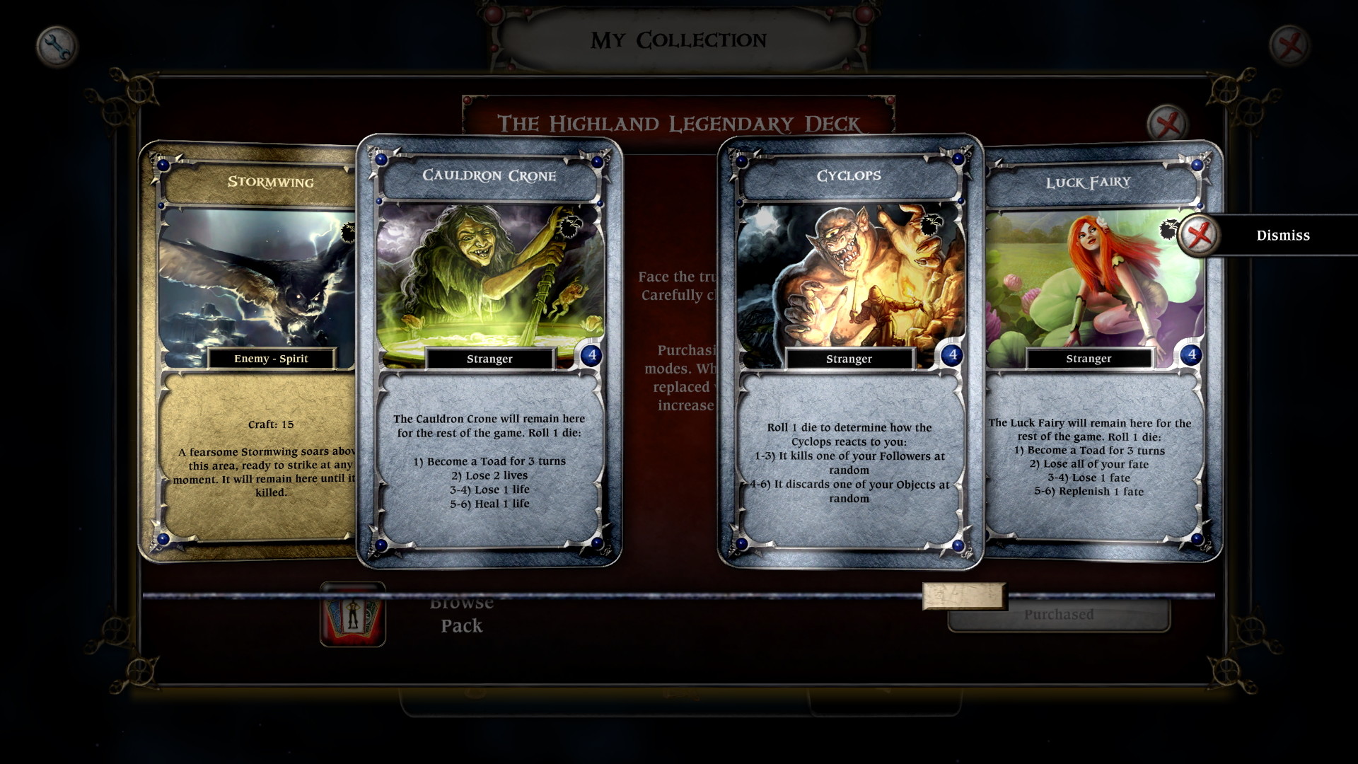 Talisman: The Highland Expansion – Legendary Deck