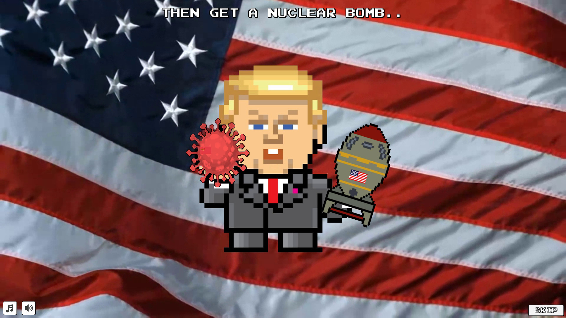 Trump vs. Covid: Save the World Clicker