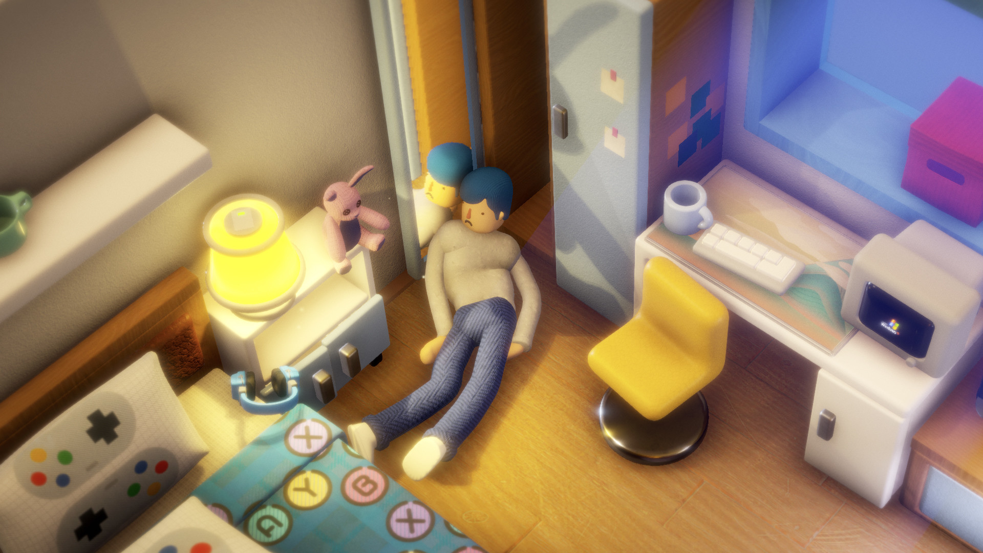 Exhausted Man