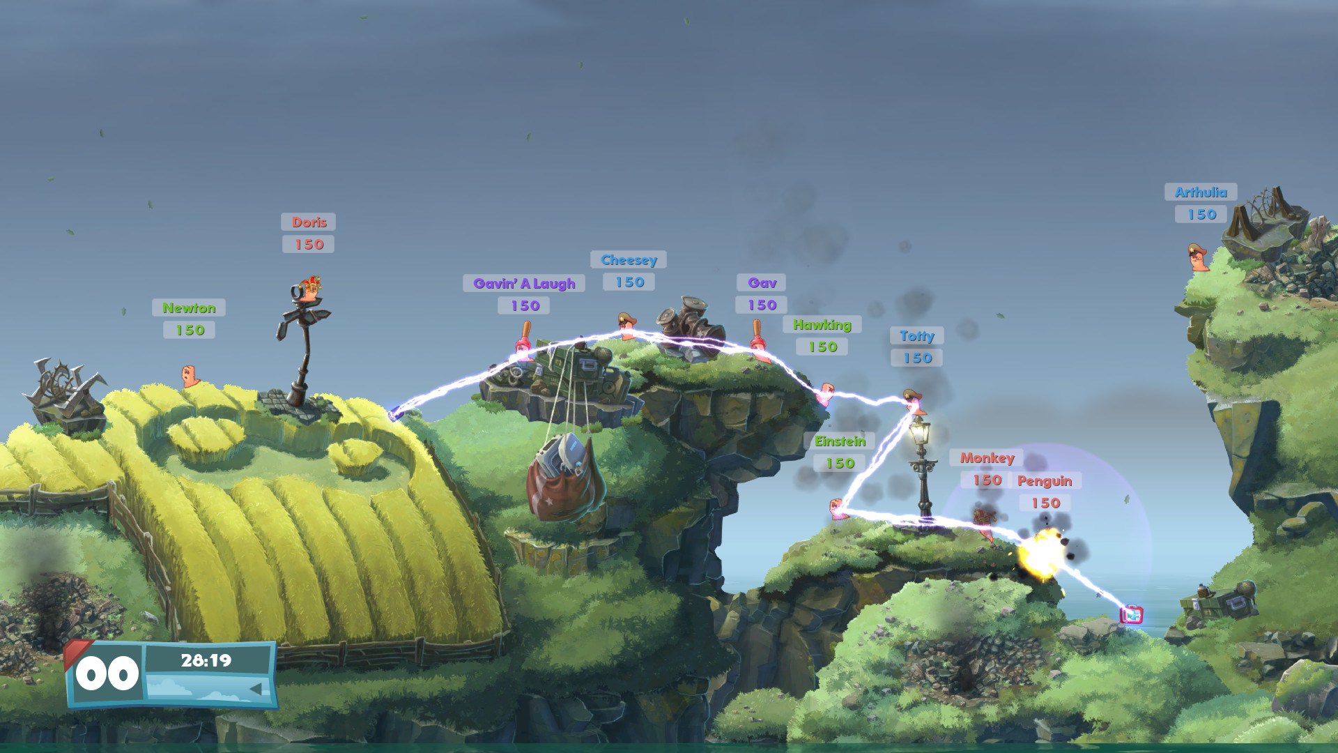 Worms Battlegrounds + Worms W.M.D