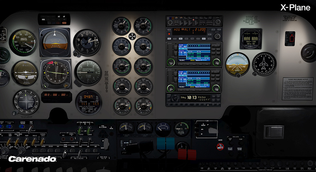 X-Plane 10 Global: Carenado – B58 Baron