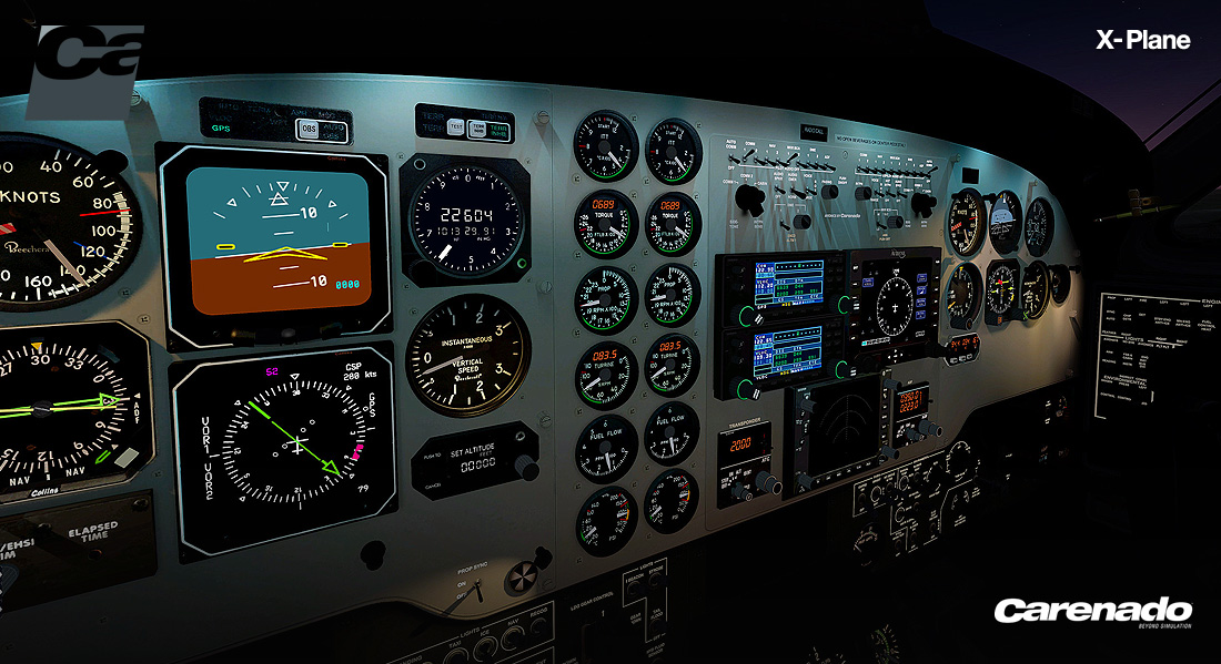X-Plane 10 Global: Carenado – B200 King Air