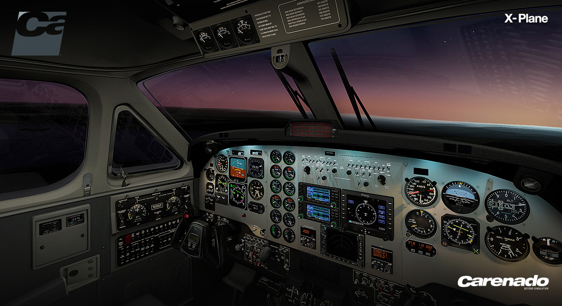 X-Plane 10 Global: Carenado – B200 King Air