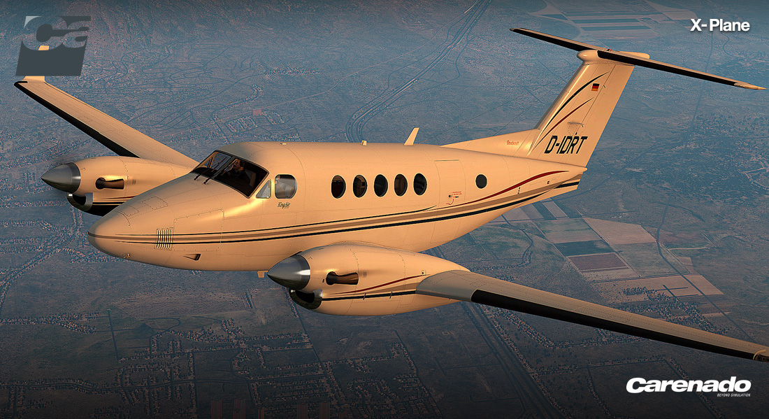 X-Plane 10 Global: Carenado – B200 King Air