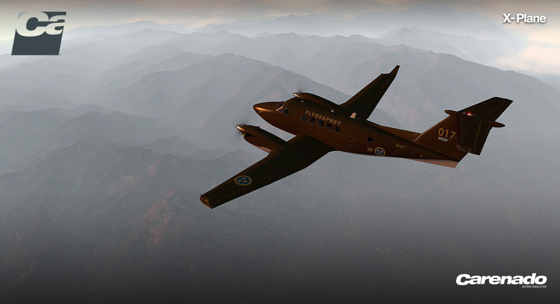X-Plane 10 Global: Carenado – B200 King Air