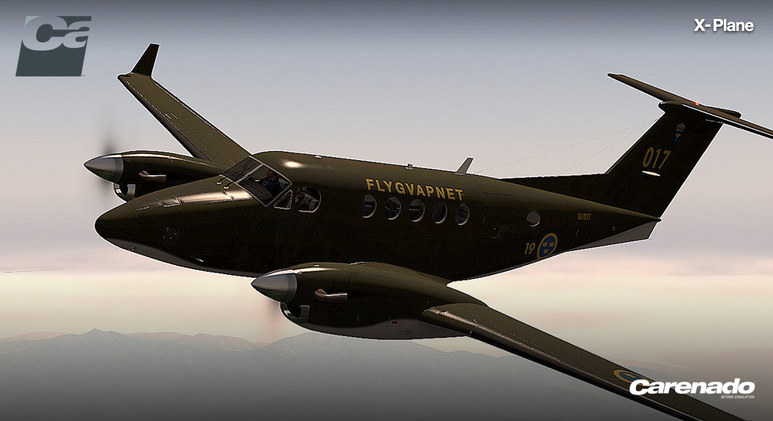 X-Plane 10 Global: Carenado – B200 King Air