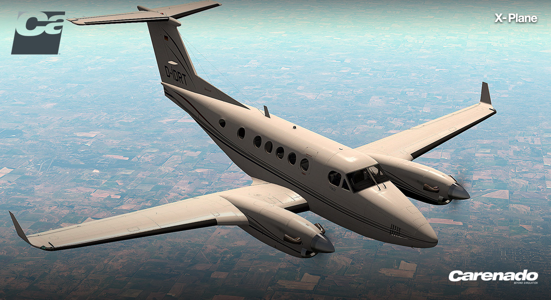 X-Plane 10 Global: Carenado – B200 King Air