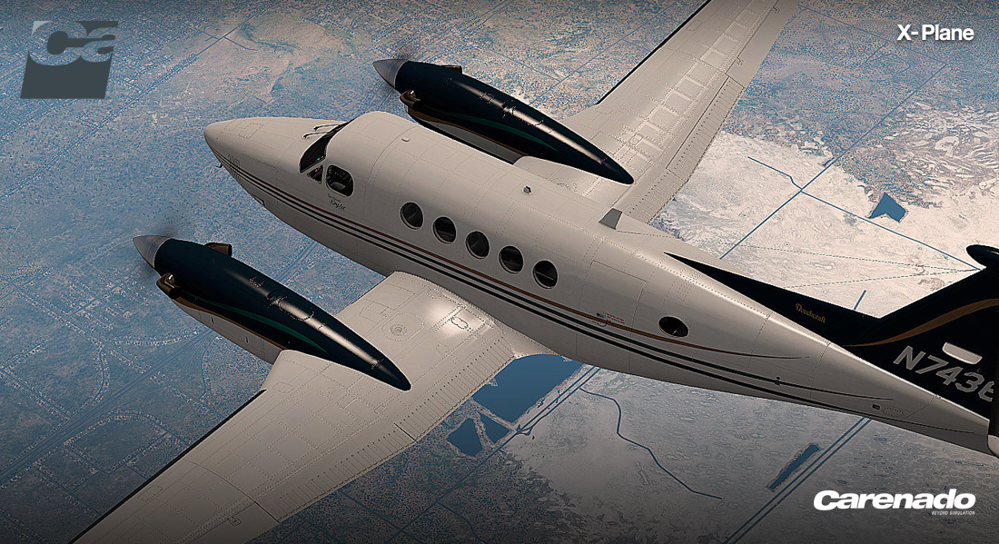X-Plane 10 Global: Carenado – B200 King Air