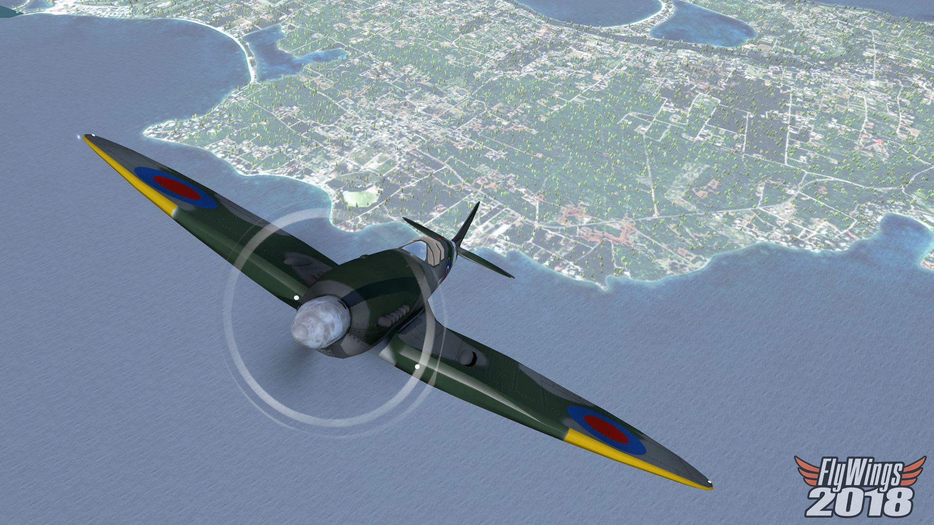 FlyWings 2018 Flight Simulator: World War II Fighters