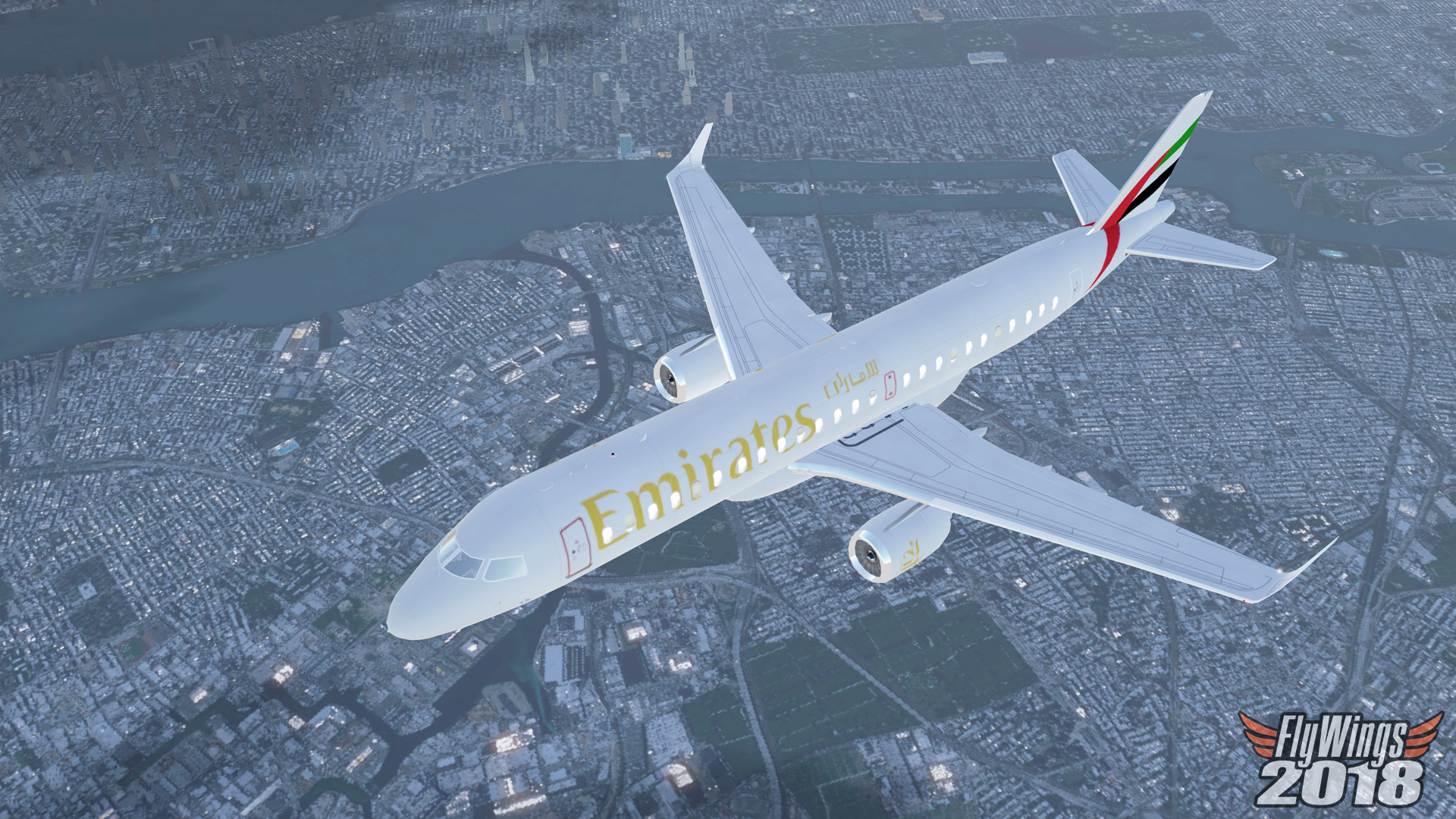 FlyWings 2018 Flight Simulator: Embraer 190 Family