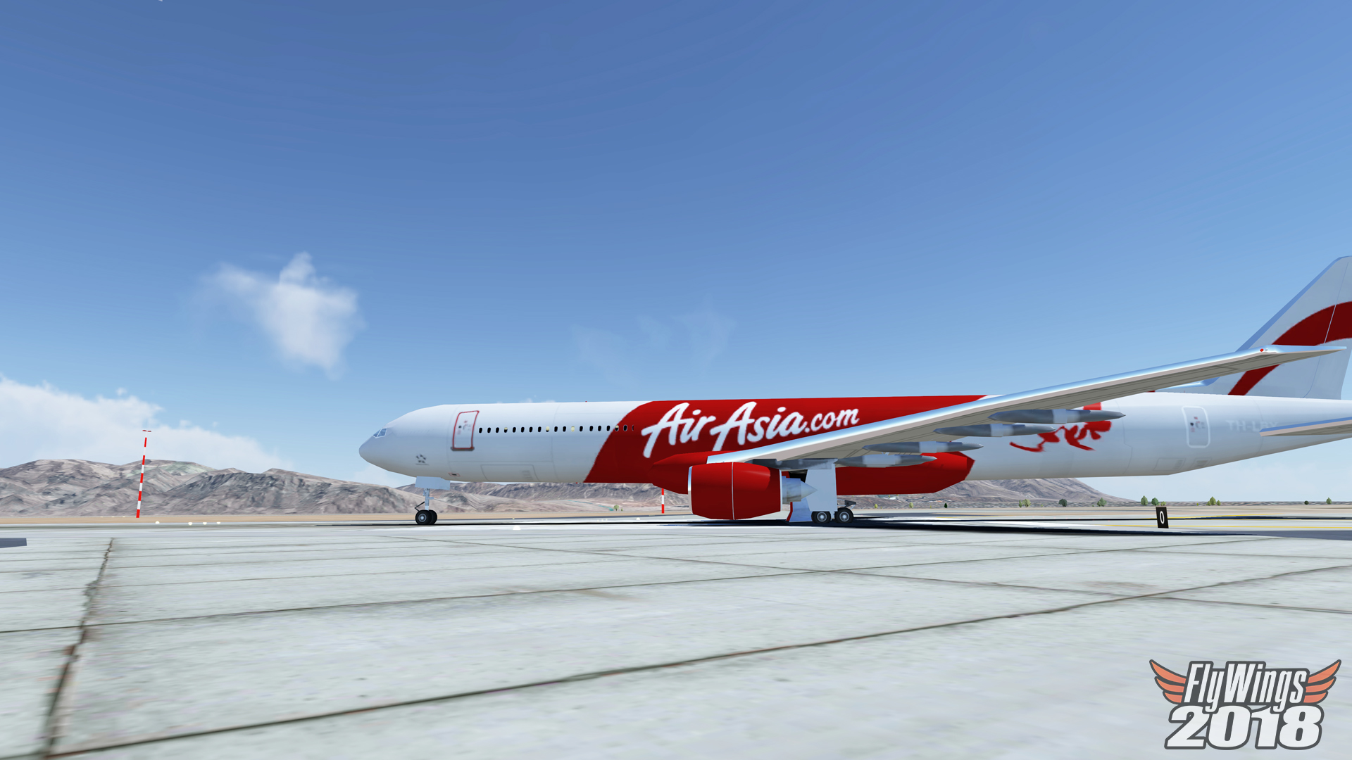 FlyWings 2018 Flight Simulator: Boeing 777 Family