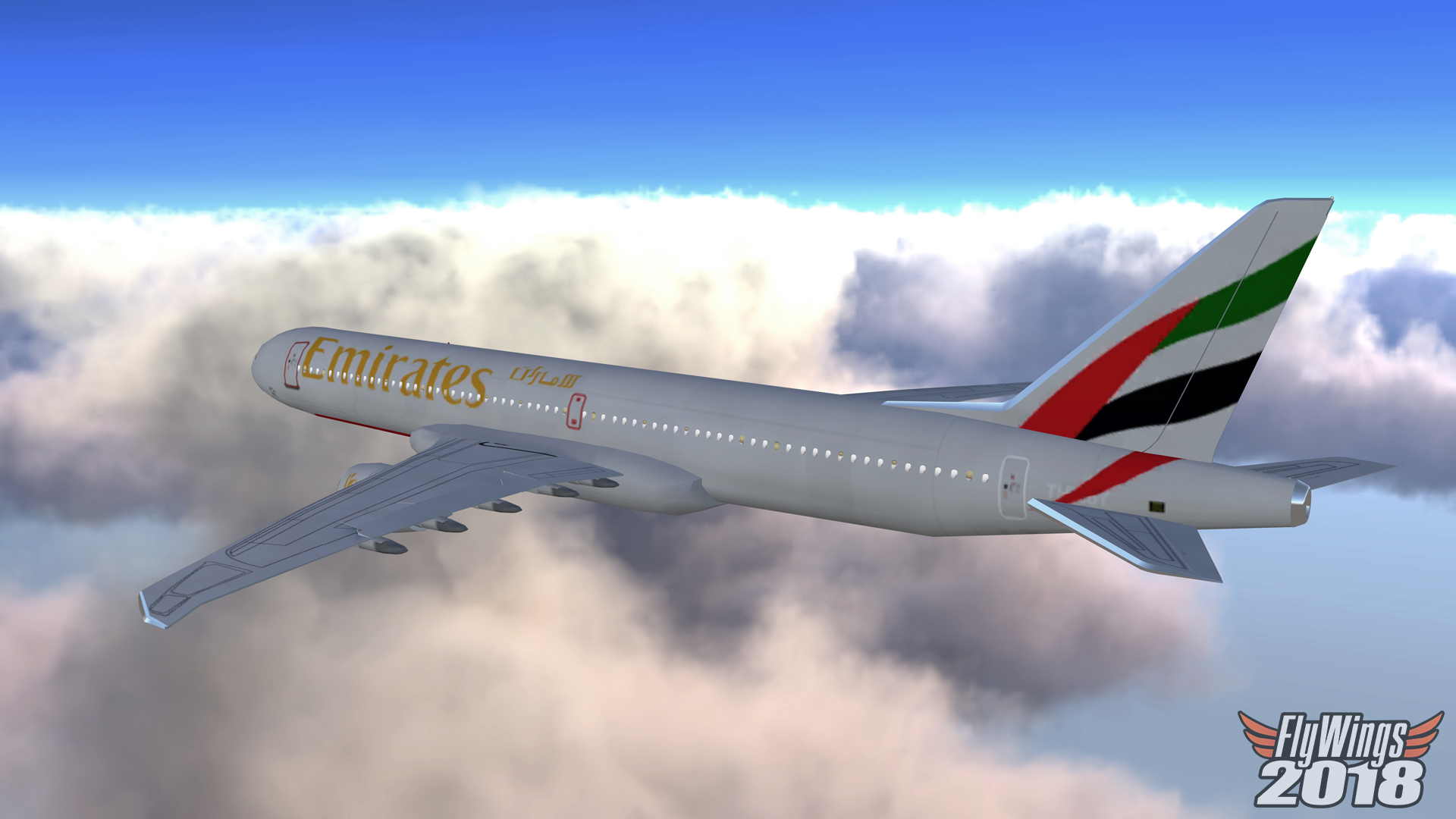 FlyWings 2018 Flight Simulator: Boeing 777 Family