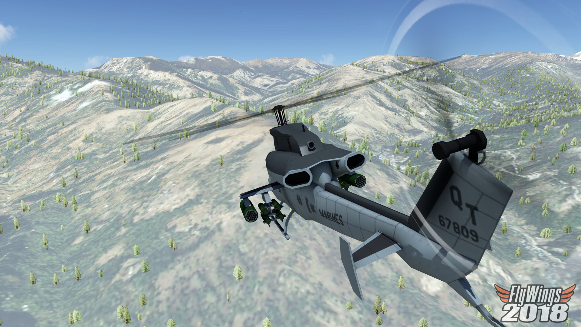 FlyWings 2018 Flight Simulator: Military Helicopters