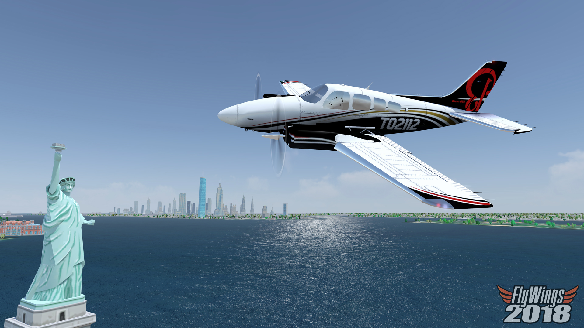 FlyWings 2018 Flight Simulator: Baron G58