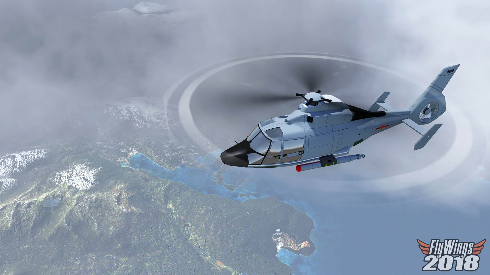 FlyWings 2018 Flight Simulator: Military Helicopters