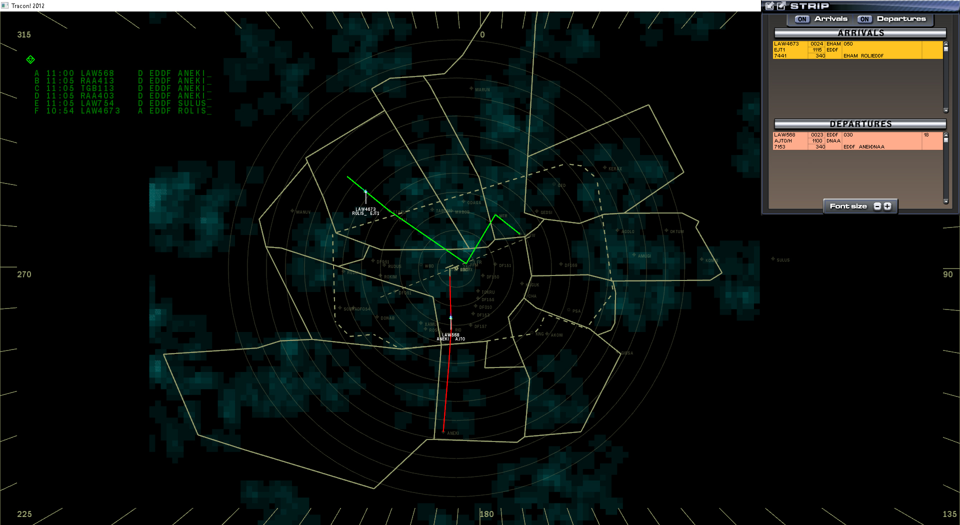 Tracon!2012:SE – Frankfurt Sector
