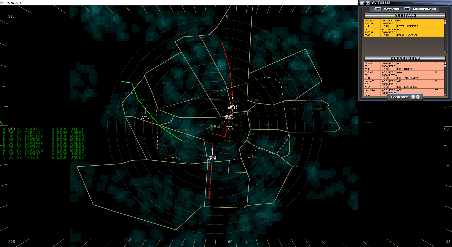 Tracon!2012:SE – Frankfurt Sector