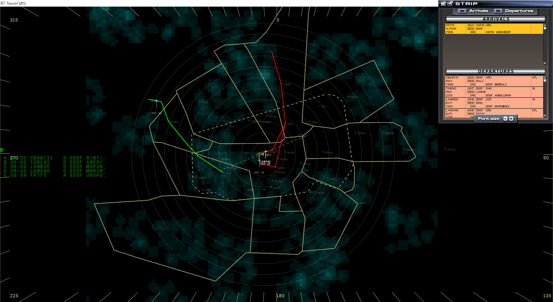 Tracon!2012:SE – Frankfurt Sector