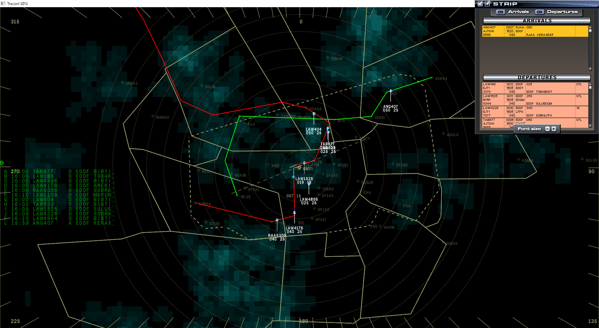 Tracon!2012:SE – Frankfurt Sector