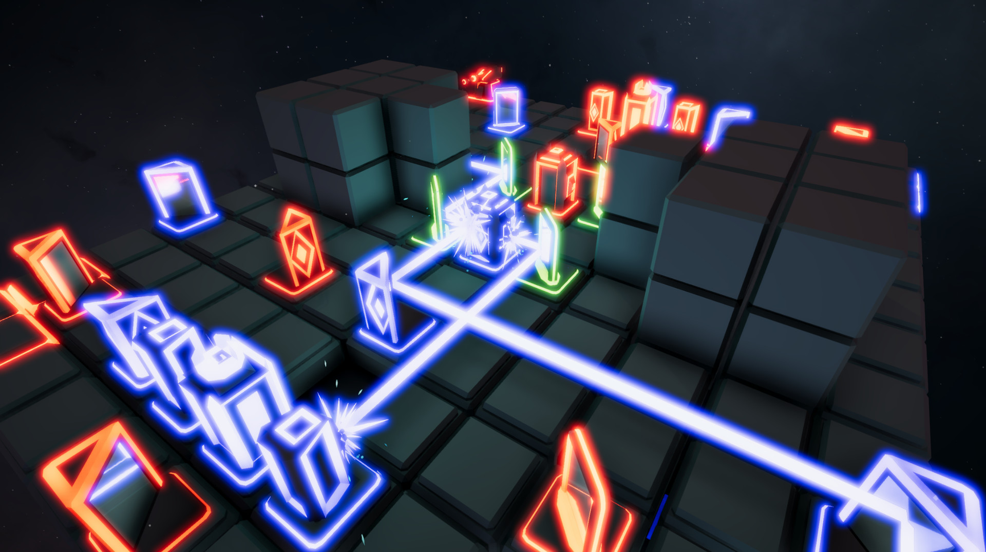 Laser Chess: Deflection