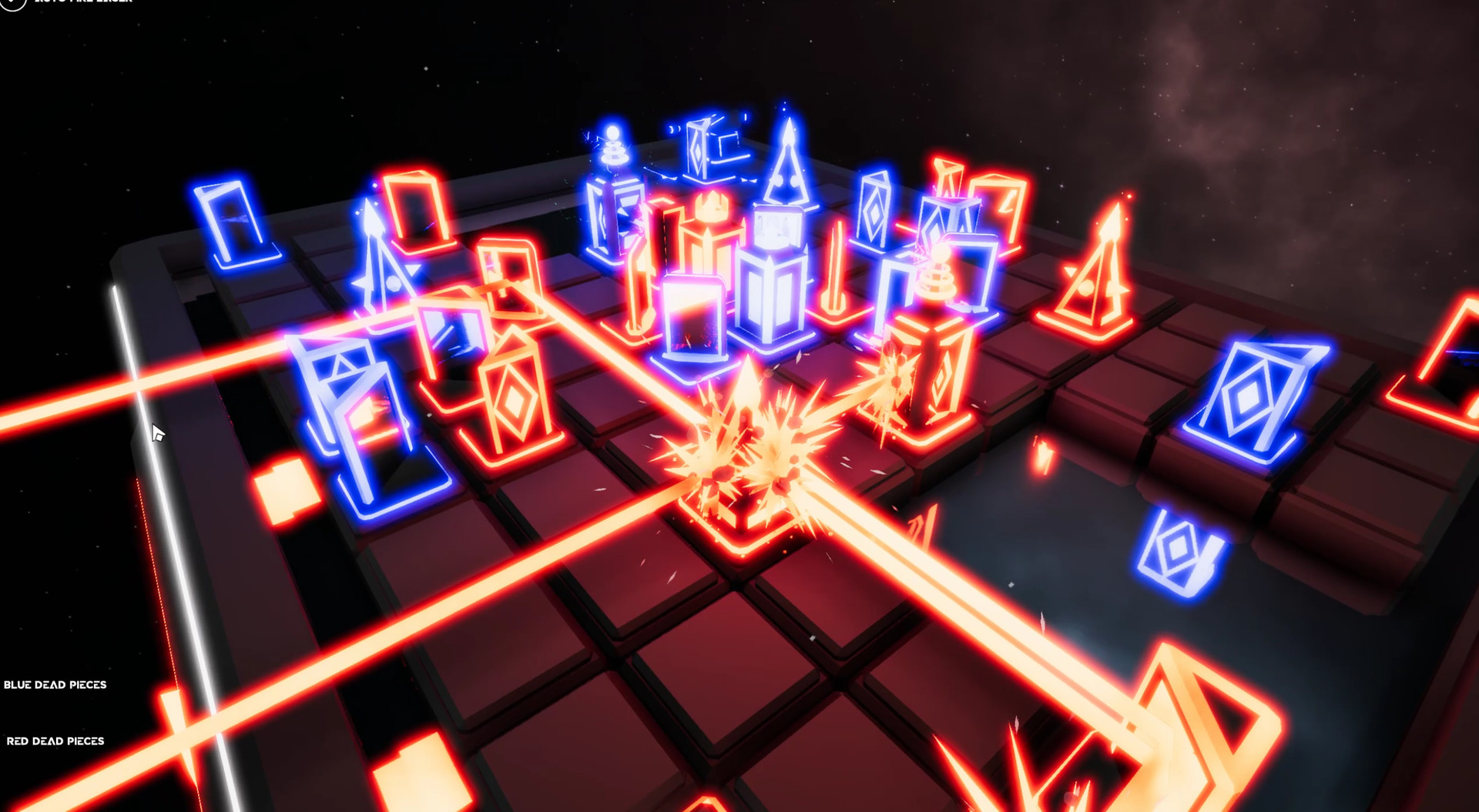 Laser Chess: Deflection
