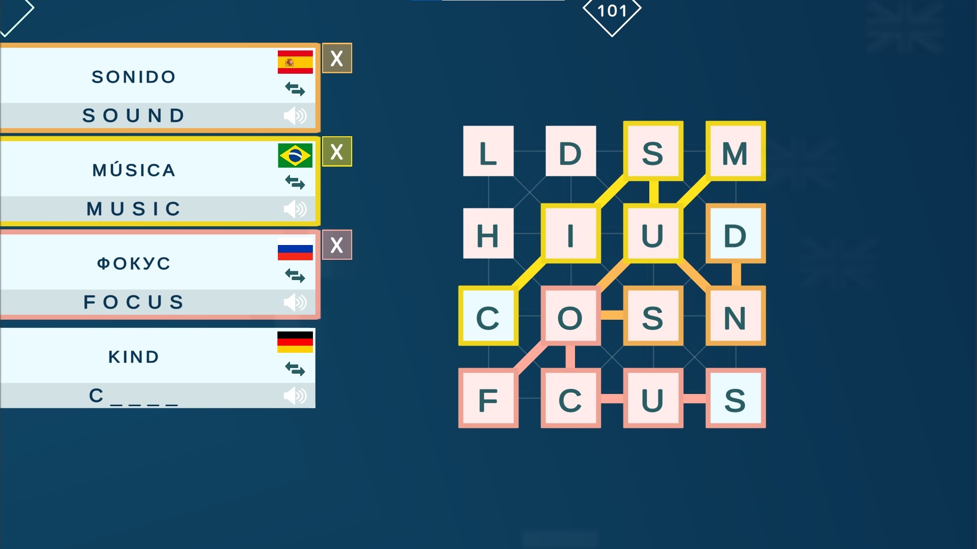 Mini Words: Polyglot