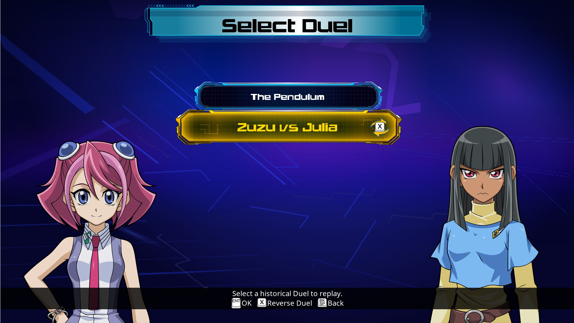 Yu-Gi-Oh! Legacy of the Duelist: Arc-V Zuzu v. Julia