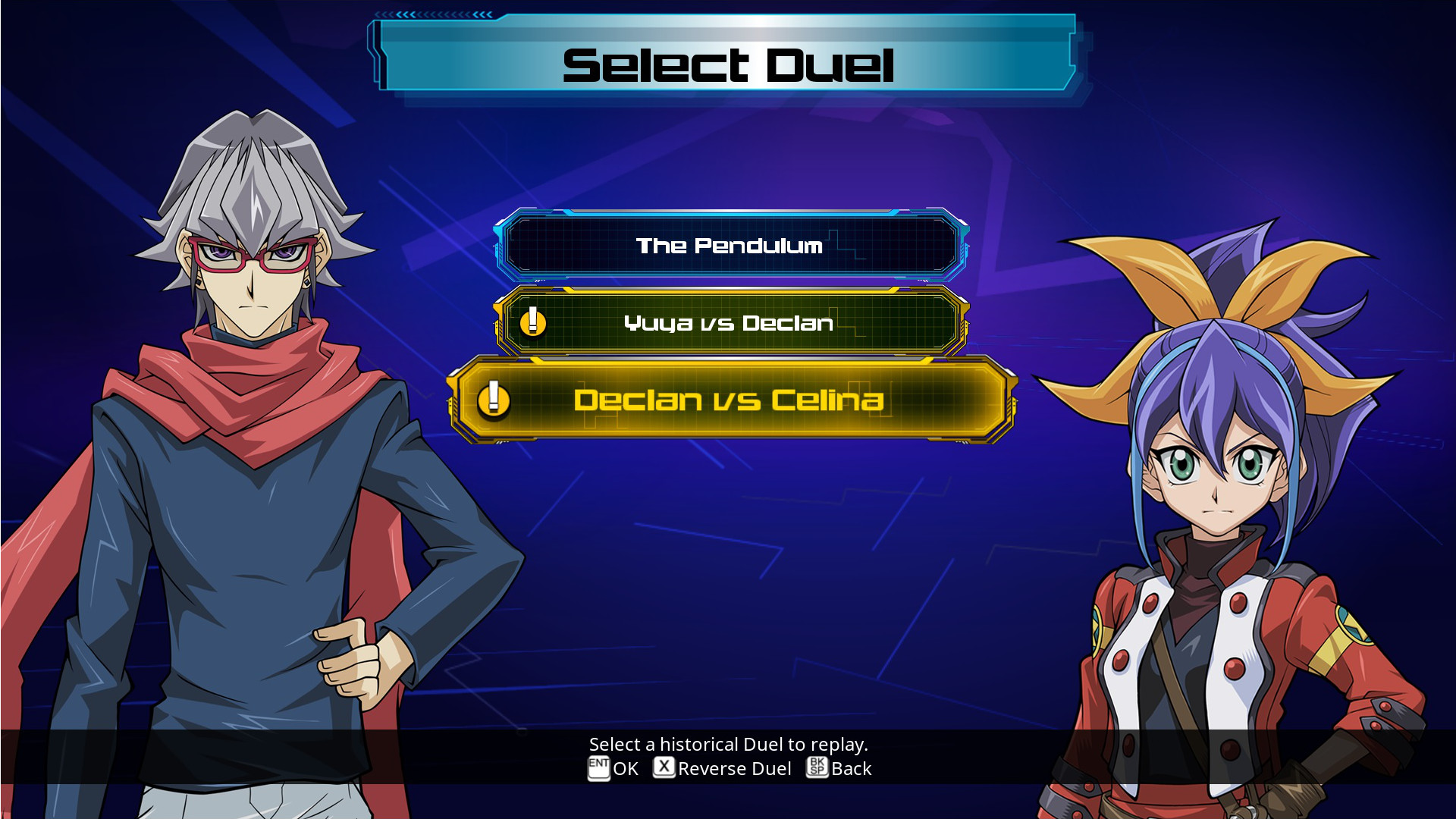 Yu-Gi-Oh! Legacy of the Duelist: Arc-V – Declan vs Celina