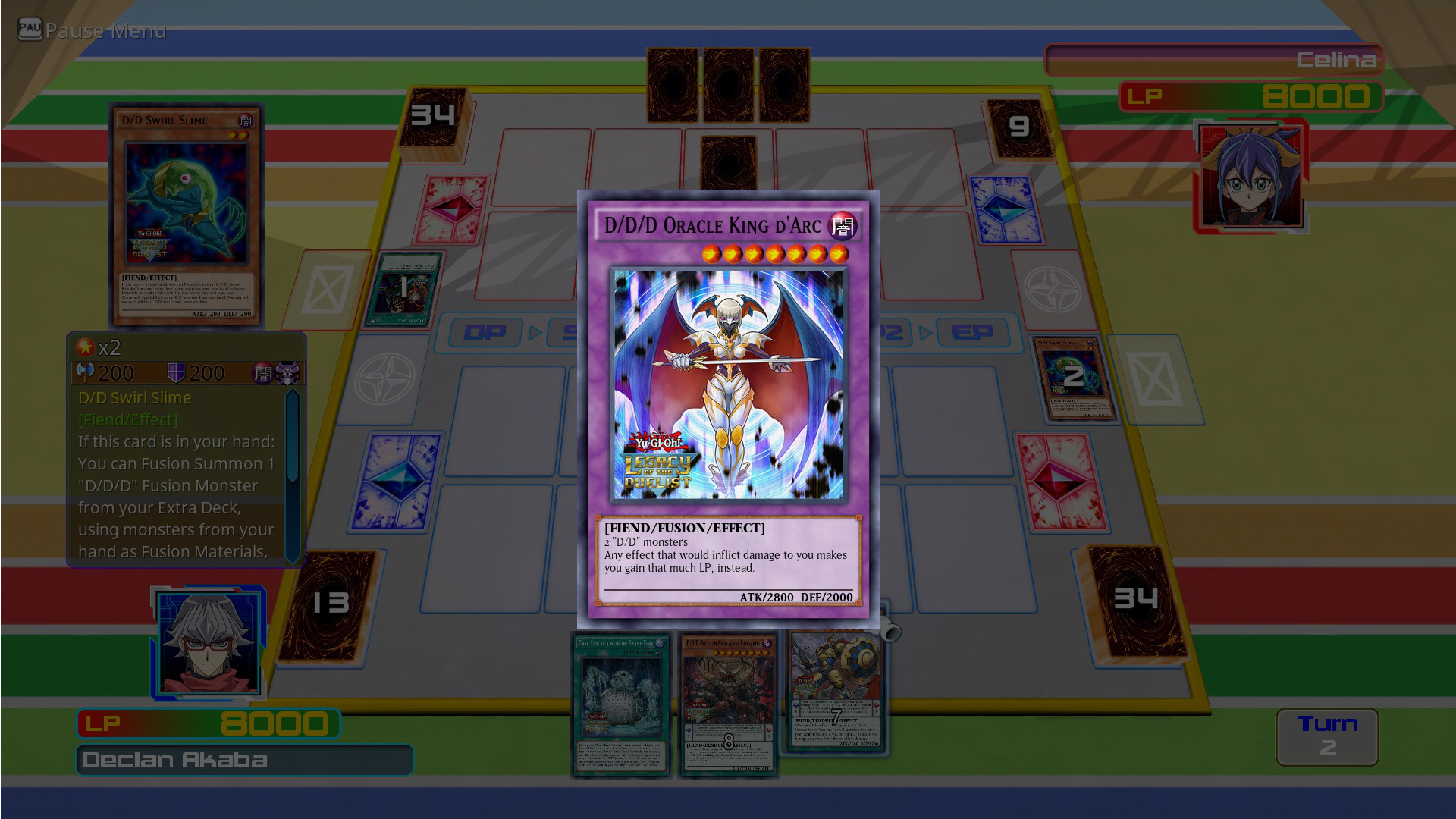 Yu-Gi-Oh! Legacy of the Duelist: Arc-V – Declan vs Celina